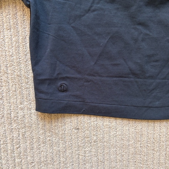 Lululemon Athletica All Yours Organic Cotton Cropped T-Shirt, Black, S - Picture 5 of 6